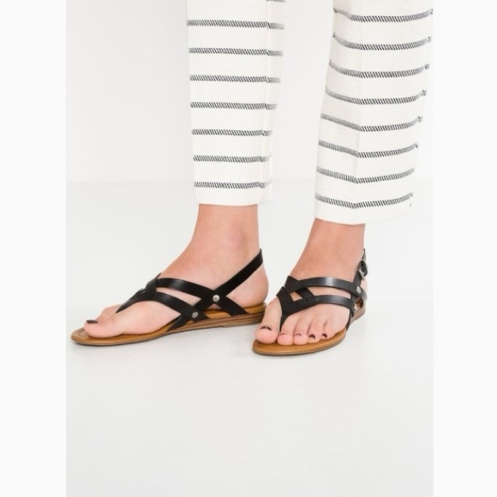 NWOT Franco Sarto Leather A-Gretchen Sandal Vapor Grey Suede Strappy Size 6.5 - Picture 13 of 13